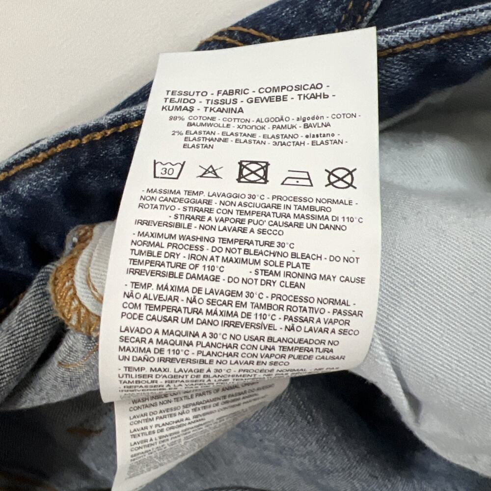 Emporio Armani J06 Slim Fit Stretch Blue Jeans Mens W30 L31 - Picture 10 of 15